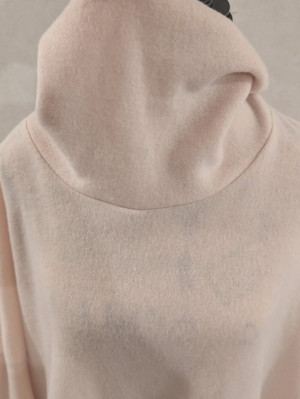 143 Story by Line Up Cream Cowl Neck Poncho Sweater Med Soft Dolman Sleeve - Picture 7 of 9